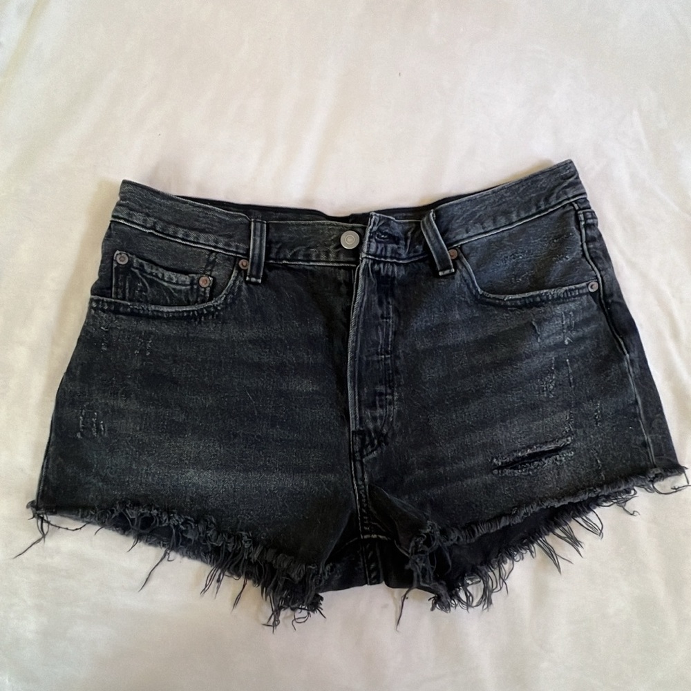 Levi's Dark Gray Jean Shorts